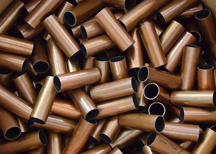 High Strength Graphite Impregnated Bronze Bushings Copper Plating 32*36*50 Mm