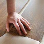 Embossed Brushed Laminate Flooring TAP GO Decor Wood Floor Click System Square