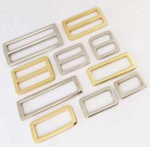 China Alalamu Heavy Duty Metal Rings Antiwear Rectangular Slide Adjuster Buckle factory