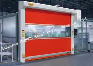 China Automatic High Speed PVC Fabric Aluminium Alloy Electric Roller Shutter Doors factory