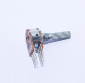 China 16mm rotary potentiometer with metal shaft, carbon potentiometer, trimmer potentiometer factory