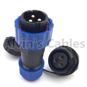 China SD20 TP ZM 2-14 Pin Plastic Electrical Connectors Male Plug Female Socket Connector factory
