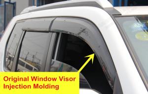 China OE Style Car Window Visors For Nissan X - Trail 2008 - 2013 Awning / Rain Shield factory