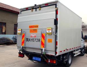 China Van truck hydraulic tailgate lifting equipment with voltage 24V or 12V Loaded 700Kg - 3500kg, color can be customized factory