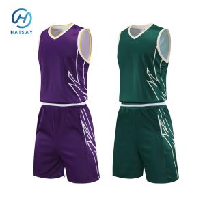 Pro-Grade Basketball Uniform Set with High Elasticity Fabric