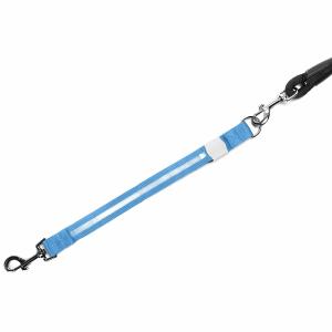 China Multiple Color LED Light Up Dog Leash , Dog Seat Belt Clip For Outdoor Travel factory