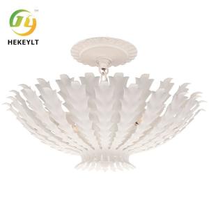 China Nordic Simple Copper Round Flower Wall Lamp Living Room Bedroom Study Dining Room Light factory