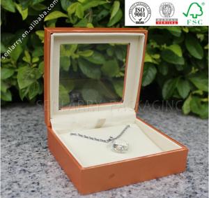 China promotional professional custom made packing box for necklaces certificated by ISO BV SGS,can print the company LOGO factory