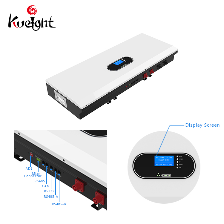 135ah 16s1p Wall Mounted Lithium Battery 51.2v LiFePO4 Blade Phosphate Battery