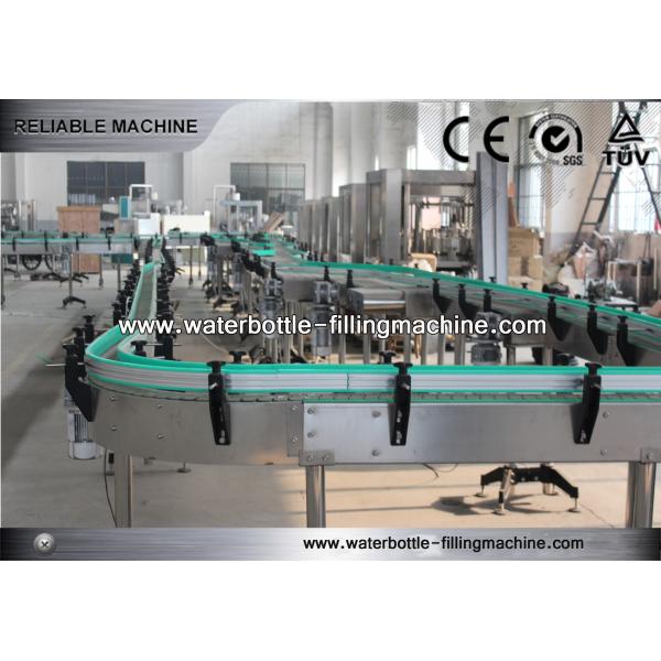 Soda / Tea Plastic Auxiliary Equipment Bottle Conveyor System Electric Driven Type