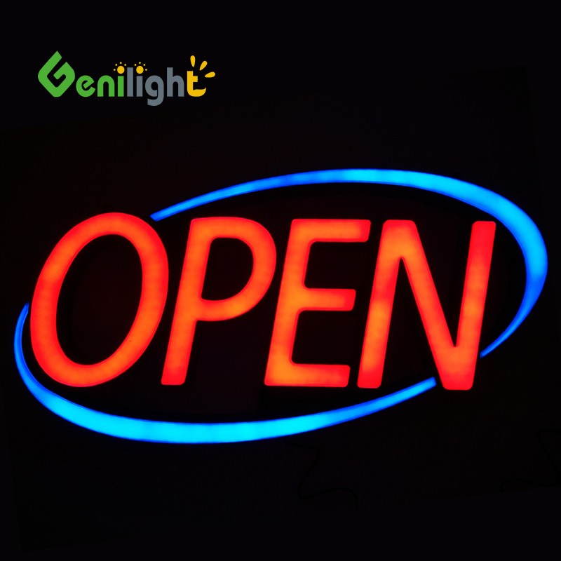 76*36 Open LED Neon Sign Advertising Display Board for Window 7636D-001