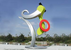 China Beautiful Design Large Outdoor Metal Sculptures For Public Decoration factory