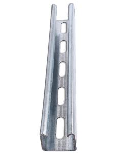 China Stainless Steel Profile Slotted Galvanized Strut C Channel For Building factory
