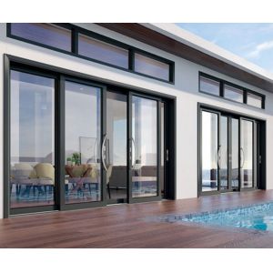 China Energy Efficient Aluminum Sliding Door with Durable Design and Smooth Operation for Residential and Commercial Use factory