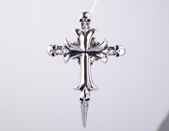 Silver Cross Pendant Cross CZ Pendant For Women Men Diamonds Jewelry Gifts Thin chain necklace Jewelry accessory