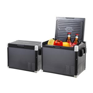 China Temperature Range -20 10 C 40L Black Portable Car Refrigerator SUV Freezer for Camping factory