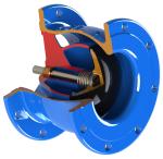Anti Water Hammer Function Non Slam Check Valve , Water Control Valve
