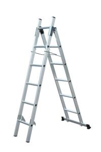 China 2x6 Lightweight 6063 Aluminum Extension Ladder 5.5kg Easily Carried factory