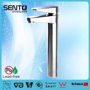 China SENTO stainless steel high faucets bathroom basin faucet factory