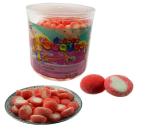 Bicolored Soft Chewing Gummy Confectionery Granulated Sugar Coated Fruit Flavor