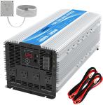 Heavy Duty 12V 2.4A Hybrid Solar Inverter LED 4000W Pure Sine Wave Power
