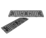 Anti Dazzling Glass LED Flood Light Lens 30 Degrees 64in1 236x70mm SMD3030