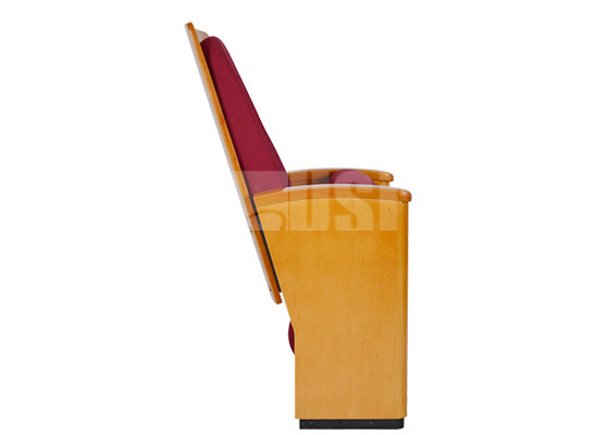 USIT High End Fabric Auditorium Theater Seating Equips Folded Writing Tablet