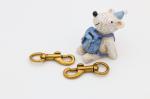 High end antique gold zinc alloy 7.08 grams metal swivel trigger snap hook for