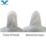 Microporous Non Woven Isolation Coveralls With CE Certificate Protective