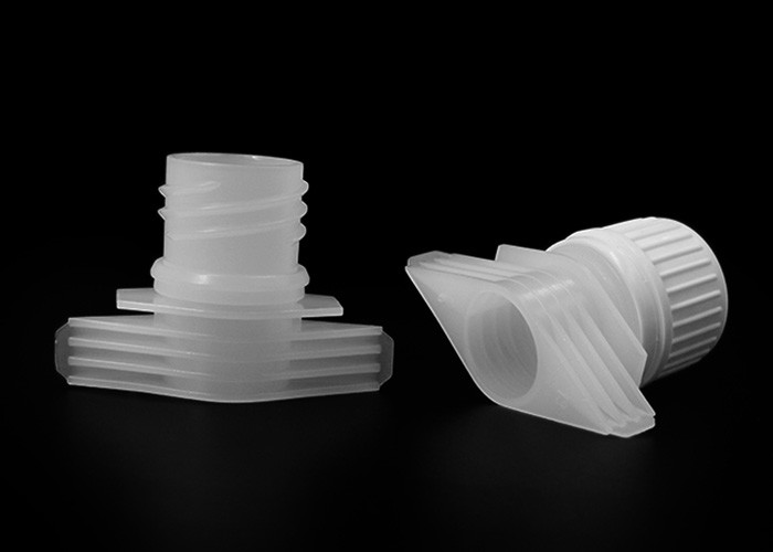 16mm Easy Tighten Plastic Spout Caps In Three Screw Thread , Save Time To Screw