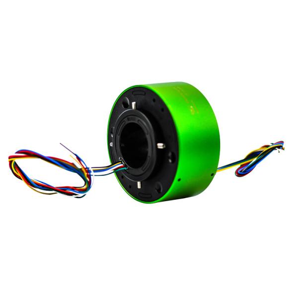 6 Circuits Through Hole Slip Ring Transmitting 5A Current In 360 Degree