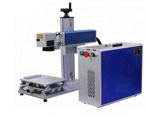 China Split Desktop 20W Fiber Laser Marking Machine factory