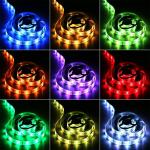 5050 5v Usb Rgb Lampu Led Strips Lights Flexible High Lumen With Mood Colors