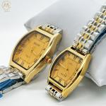 China Factory Hot Lover Luxury Business Stainless Steel Gold Classic Waterproof
