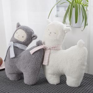 China Skin Friendly 30cm Polypropylene Cotton Filling Alpaca Plush Toy on sale