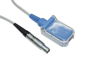 China CSI 508 Metal 5 Pin Spo2 Cable For CSI Patient Monitor Equipment factory
