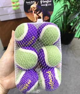 China Wilko 6 pack Train Tennis Balls Dog Toy 2.5inch factory