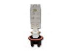 ABS Fiber Optic Splice Closure , Dome heatshrink fiber cable splice closure