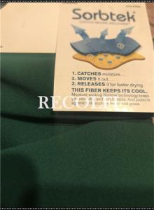 China Sorbtek Profiber Yoga Wear Fabric Warp Knitting Cycling Workout Yoga Fabrics factory
