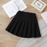 Black Pleated Mini Children'S Beauty Skirts Versatile Princess Style ODM