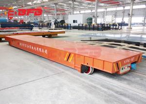 China 50t Railway Transfer Cart, Gearmotor Battery Powered Factory Industry Transfer Rail Cart factory