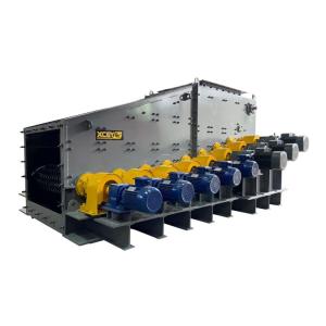 China Rock Aggregate Screening Machine 16 To 32kw 550 TPH Rolling Screen Equipment factory