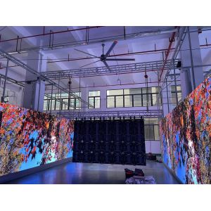 China Indoor Full Color LED Display P4 HD Curved Video Wall 62500/m2 RGB 3 in 1 24 Months Customized Design and Competitive factory