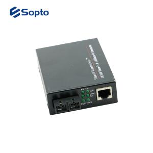 China Single Mode Fiber Media Converter RJ45 SC Connector factory