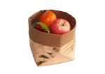 Rose Gold Kraft Paper Storage Bags Custom Printed Logo Food Paper Bag For