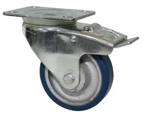 China 6 inch aluminium wheels rubber wheel for trolley factory