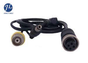 China 4 Pin Video Aviation Cable For Connect DC And BNC Cable For CCTV Security Camera factory