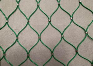 China 316 304 Stainless Steel Rope Mesh Architectural Stainless Steel Mesh Balustrade 60x60mm factory