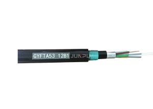 China Single Core GYTA Fiber Optic Cable With PE Sheath And FRP For Pipe Wiring factory