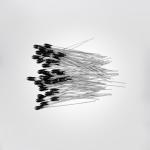 Insulated Precision Epoxy Coated Bead Match Head NTC Thermistor 100K 1% 3950